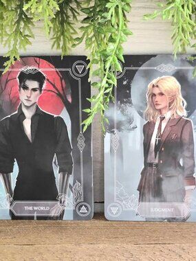 Fairyloot Gravewood by Kelly Andrew World & Judgement Tarot Cards